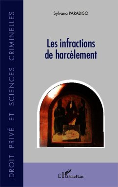 Les infractions de harcelement (eBook, ePUB) - Sylvana Paradiso, Paradiso