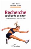 Recherche appliquee au sport (eBook, ePUB)