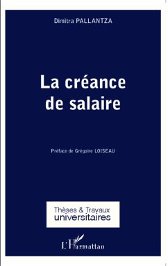 La creance de salaire (eBook, ePUB) - Dimitra Pallantza, Dimitra Pallantza