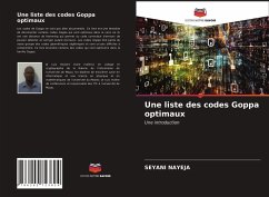 Une liste des codes Goppa optimaux - Nayeja, Seyani