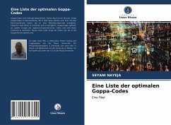 Eine Liste der optimalen Goppa-Codes - Nayeja, Seyani