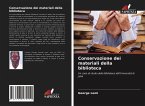 Conservazione dei materiali della biblioteca