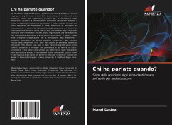 Chi ha parlato quando? - Dadvar, Maral