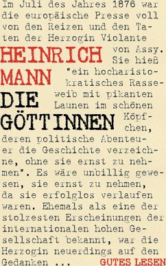 Die Göttinnen (eBook, ePUB) - Mann, Heinrich