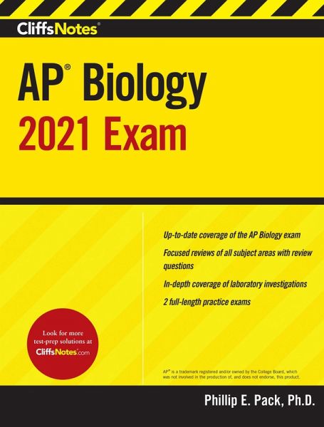 CliffsNotes AP Biology 2021 Exam (eBook, ePUB) CliffsNotes AP Biology 2021 Exam (eBook, ePUB)