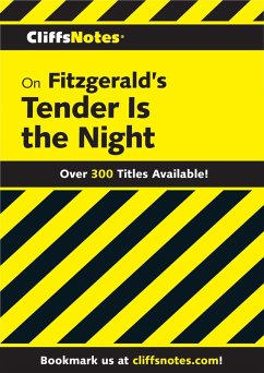 Cover CliffsNotes on Fitzgerald's Tender Is the Night (eBook, ePUB)