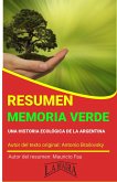Resumen de Memoria Verde de Antonio Brailovsky (RESÚMENES UNIVERSITARIOS) (eBook, ePUB)