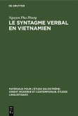 Le syntagme verbal en vietnamien (eBook, PDF) Le syntagme verbal en vietnamien (eBook, PDF)
