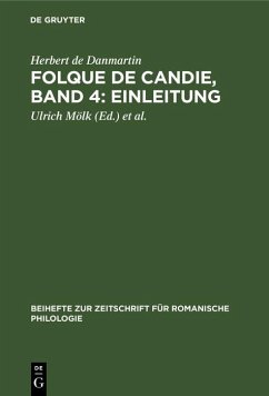 Cover Folque de Candie, Band 4: Einleitung (eBook, PDF)