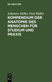 Kompendium der Anatomie des Menschen für Studium und Praxis (eBook, PDF)