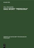 Das Wort "Persona" (eBook, PDF)