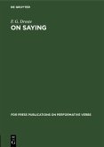On Saying (eBook, PDF)