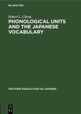Phonological Units and the Japanese Vocabulary (eBook, PDF)