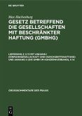§ 13 mit Anhang I (Einmanngesellschaft und Durchgriffshaftung) und Anhang II (Die GmbH im Konzernverband), § 14 (eBook, PDF)