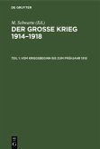 Vom Kriegsbeginn bis zum Frühjahr 1915 (eBook, PDF)