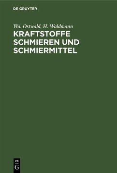 Cover Kraftstoffe Schmieren und Schmiermittel (eBook, PDF)