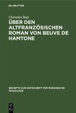 Über den altfranzösischen Roman von Beuve de Hamtone (eBook, PDF)