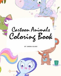 Cartoon Animals Coloring Book for Children (8x10 Coloring Book / Activity Book) - Blake, Sheba
