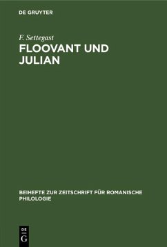 Floovant und Julian (eBook, PDF) - Settegast, F.