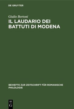 Cover Il laudario dei battuti di Modena (eBook, PDF)