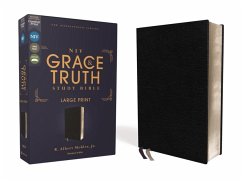 Niv, the Grace and Truth Study Bible (Trustworthy and Practical Insights), Large Print, European Bonded Leather, Black, Red Letter, Comfort Print - Zondervan