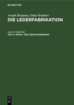 Cover Weiss- und Sämischgerbung (eBook, PDF)