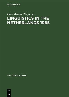 Cover Linguistics in the Netherlands 1985 (eBook, PDF)