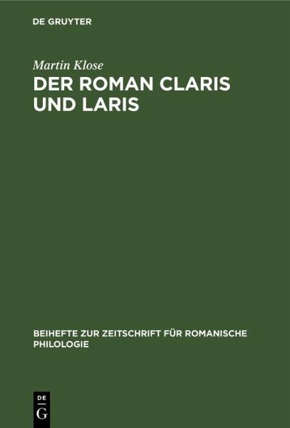 Der Roman Claris und Laris (eBook, PDF) Der Roman Claris und Laris (eBook, PDF)