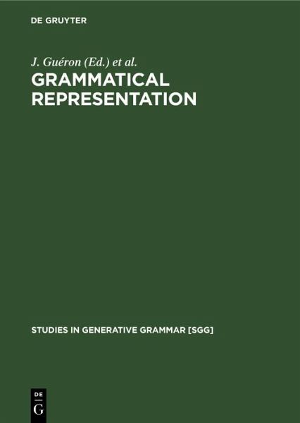 Grammatical Representation (eBook, PDF)