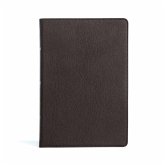 KJV Large Print Thinline Bible, Holman Handcrafted Collection, Brown Premium Goatskin