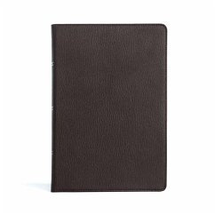 KJV Large Print Thinline Bible, Holman Handcrafted Collection, Brown Premium Goatskin - Holman Bible Publishers