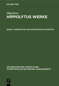 Cover Exegetische und homiletische Schriften (eBook, PDF)