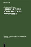 Lautlehre der Südsardischen Mundarten (eBook, PDF)