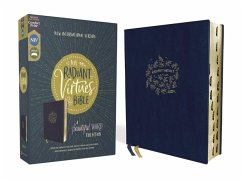 Niv, Radiant Virtues Bible: A Beautiful Word Collection, Leathersoft, Navy, Red Letter, Thumb Indexed, Comfort Print - Zondervan