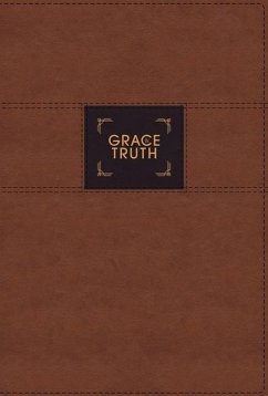 Niv, the Grace and Truth Study Bible (Trustworthy and Practical Insights), Leathersoft, Brown, Red Letter, Thumb Indexed, Comfort Print - Zondervan