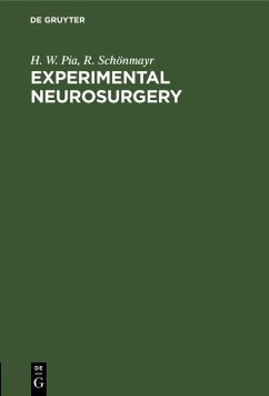 Experimental Neurosurgery (eBook, PDF) - Pia, H. W.; Schönmayr, R.
