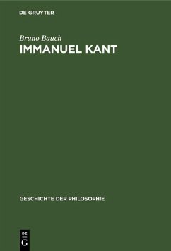 Immanuel Kant (eBook, PDF) - Bauch, Bruno