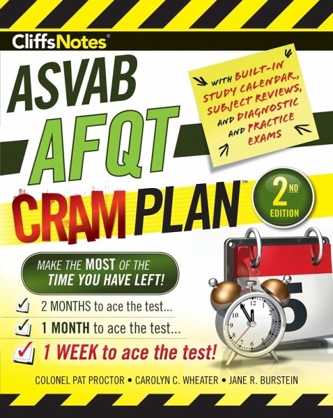 CliffsNotes ASVAB AFQT Cram Plan 2nd Edition (eBook, ePUB) CliffsNotes ASVAB AFQT Cram Plan 2nd Edition (eBook, ePUB)