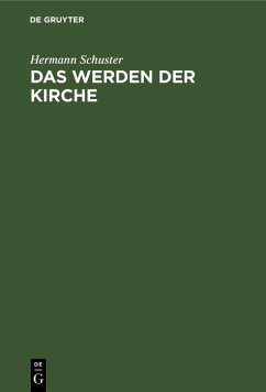 Cover Das Werden der Kirche (eBook, PDF)