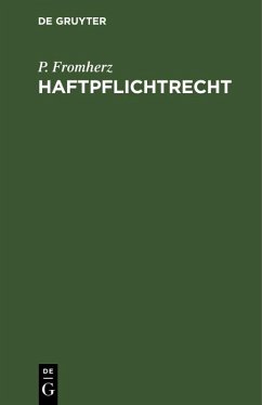 Haftpflichtrecht (eBook, PDF) - Fromherz, P.