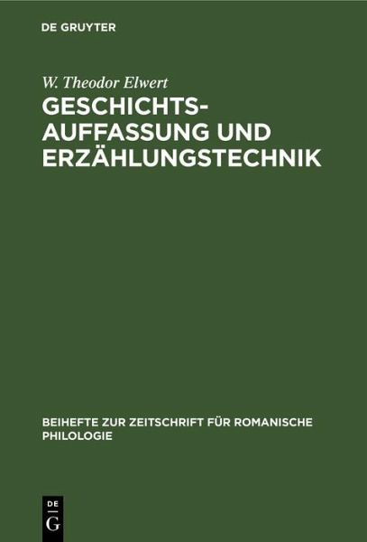 Geschichtsauffassung und Erzählungstechnik (eBook, PDF) Geschichtsauffassung und Erzählungstechnik (eBook, PDF)