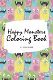 Happy Monsters Coloring Book for Children (6x9 Coloring Book / Activity Book)