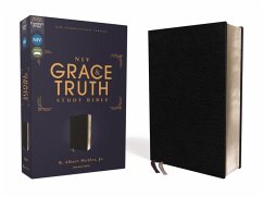 Niv, the Grace and Truth Study Bible (Trustworthy and Practical Insights), European Bonded Leather, Black, Red Letter, Comfort Print - Zondervan