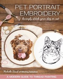 Pet Portrait Embroidery - Staub, Michelle