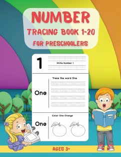 Number Tracing Book for Preschoolers 1-20: Learn to Trace Numbers 1 - 20 - Preschool and Kindergarten Workbook - Tracing Book for Kids - Press, Esel