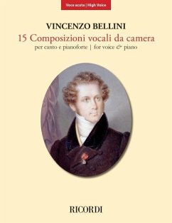 15 Composizioni Vocali Da Camera - High Voice: New Edition Based on the Critical Edition