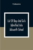 List Of Boys And Girls Admitted Into Ackworth School