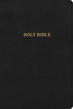 KJV Large Print Thinline Bible, Black Leathertouch - Holman Bible Publishers