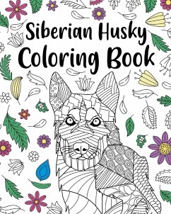 Cover Siberian Husky Coloring Book