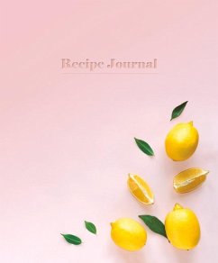 Cover Recipe Journal - Lemons